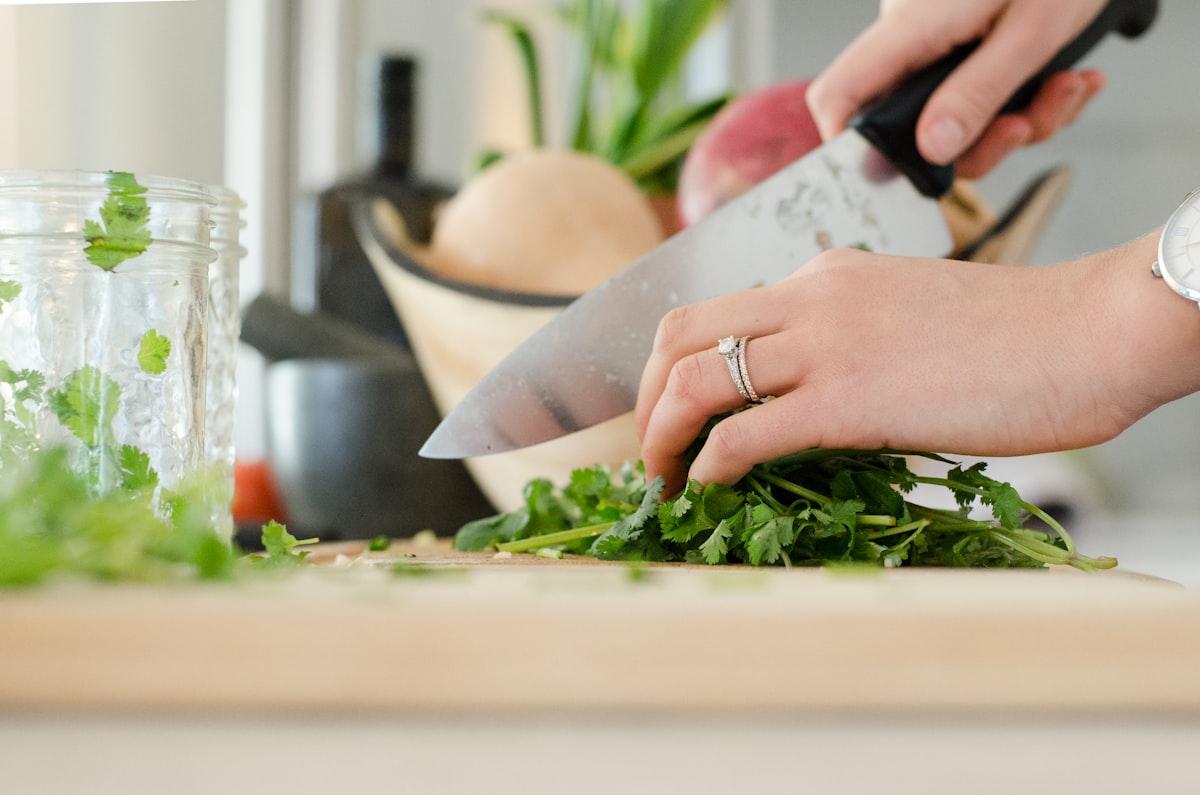 Energy cooking preparation with fresh ingredients
